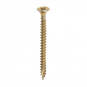 4.5x55 Pozi Countersunk Multi Purpose Screw Zinc & Yellow Plated Timco Classic Range Pack 200