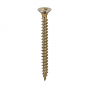 5.0x60 Pozi Countersunk Multi Purpose Screw Zinc & Yellow Plated Timco Classic Range Pack 200