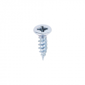 No7x5/8 Pozi Countersunk Twin Threaded Woodscrew Zinc Plated Pack 200
