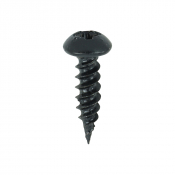No8x5/8 Pozi Round Woodscrew BLACKJAX Pack 200