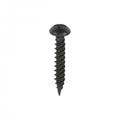 No8x1 Pozi Round Woodscrew BLACKJAX Pack 200