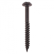No8x11/4 Pozi Round Woodscrew BLACKJAX Pack 200