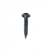 No10x1 Pozi Round Woodscrew BLACKJAX Pack 200