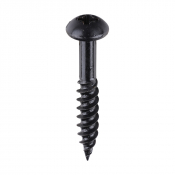 No10x11/4 Pozi Round Woodscrew BLACKJAX Pack 200