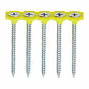 3.5x50 Collated Fine Phillips Bugle Drywall Screw Zinc Plated Pack 1000