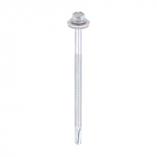 5.5x100 Hex Metal to Heavy Section Steel S/D Screw/Washer Zinc Pack 100