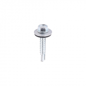 5.5x32 Hex Metal to Light Section Steel S/D Screw/Washer Zinc Pack 100