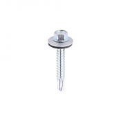 5.5x38 Hex Metal to Light Section Steel S/D Screw/Washer Zinc Pack 100