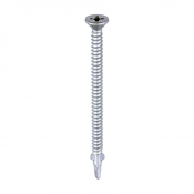 5.5x85 Countersunk Wood to Light Section Steel Wing Tipped S/D Exterior Screw Steel/Silver Pack 100