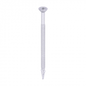 5.5x100 Countersunk Wood to Light Section Steel Wing Tipped S/D Exterior Screw Steel/Silver Pack 100