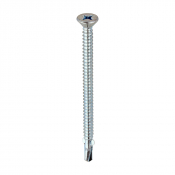 5.5x85 Countersunk Wood to Light Section Steel Wing Tipped S/D Screw Zinc Pack 100
