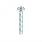 No6x1 Pozi Pan Ab Point Self Tapping Screw DIN 7981CZ Zinc Plated Pack 200