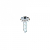 No8x1/2 Pozi Pan Ab Point Self Tapping Screw DIN 7981CZ Zinc Plated Pack 200