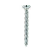 No8x13/4 Pozi Countersunk Ab Point Self Tapping Screw DIN 7982CZ Zinc Plated Pack 200