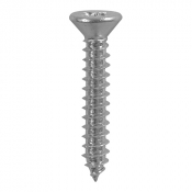 2.9x19 Pozi Countersunk Ab Point Self Tapping Screw DIN 7982CZ A2 Pack 200