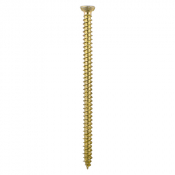 7.5x90 Torx Flat Countersunk Masonry Screw Zinc & Yellow Plated Timco Pack 100