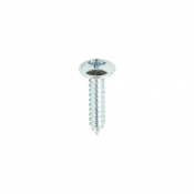No8x3/4 Pozi Flange Ab Point Self Tapping Screw DIN 4174CZ Zinc Plated Pack 200