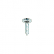 No8x5/8 Pozi Flange Ab Point Self Tapping Screw DIN 4174CZ Zinc Plated Pack 200