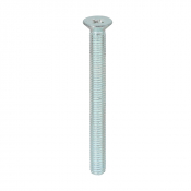 M5x50 Pozi Countersunk Screw DIN 965 Zinc Plated Pack 100