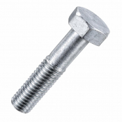 M8x75 Hex Bolt DIN 931 Hot Dipped Galvanised Gr.8.8 Pack 100