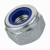M24 Type T Nyloc Nut DIN 985 Hot Dipped Galvanised Gr.6 Pack 25