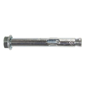 D8x65 Projecting Sleeve Anchor M6 Grip 30mm Zinc Plated MasonMate Pack 50