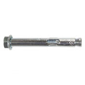 D8x85 Projecting Sleeve Anchor M6 Grip 50mm Zinc Plated MasonMate Pack 50