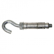 M10 Hook Shield Anchor Zinc Plated Pack 25