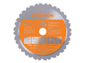 185x20x20T Circular/Chop Saw Blade Orange Multi Material Evolution