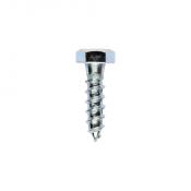 8x30 Coachscrew DIN 571 Zinc Plated Pack 200