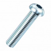 M16x60 Socket Dome Screw DIN 7380 Zinc Plated Pack 50