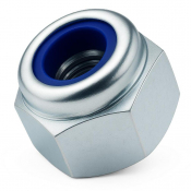 M4 Type P Nyloc Nut DIN 982 Zinc Plated Gr.8 Pack 100