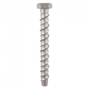 M8x75 Hex Masonry Bolt DIN 529 Silver ForgeFix Pack 10