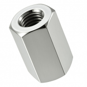 M10x30 Hex Connecting Nut DIN 6334 A4 Pack 100