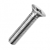 M10x45 Pozi Countersunk Screw DIN 965 A4 Pack 100