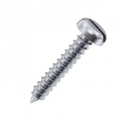 2.2x19 Slotted Pan Ab Point Self Tapping Screw DIN 7971C A2 Pack 1000