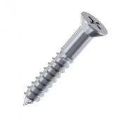 3.0x30 Pozi Countersunk Woodscrew A2 Pack 200