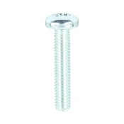 M4x20 Pozi Pan Screw DIN 7985 Zinc Plated Pack 100
