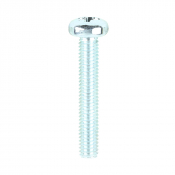 M4x25 Pozi Pan Screw DIN 7985 Zinc Plated Pack 100