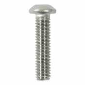 M6x25 Socket Dome Screw DIN 7380 A2 Pack 10