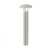 M10x75 Carriage Bolt DIN 603 A2 Pack 5