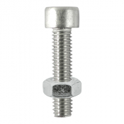 M6x20 Socket Capscrew & Nut DIN 912 A2 Pack 8