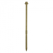 6.7x200 Hex Countersunk Timber Screw Green Pack 20