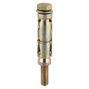 M8:25L Loose Shield Anchor Zinc & Yellow Plated Timco Pack 24