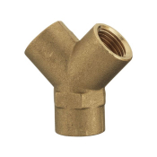 Y Piece Connector Female BSP Parallel 1/4