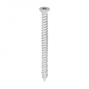 7.5x80 Torx Flat Countersunk Masonry Screw Silver Timco Pack 100