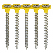 4.0x50 Collated Multi Purpose Pozi Countersunk Screw A2 Timco Classic Range Pack 1000