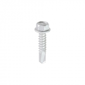 5.5x25 Hex Metal to Light Section S/D Exterior Screw Bi Metal/Silver Pack 100