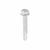 5.5x32 Hex Metal to Light Section S/D Exterior Screw Bi Metal/Silver Pack 100