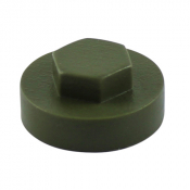 16 Hex Head Cover Cap Olive Green Pack 1000